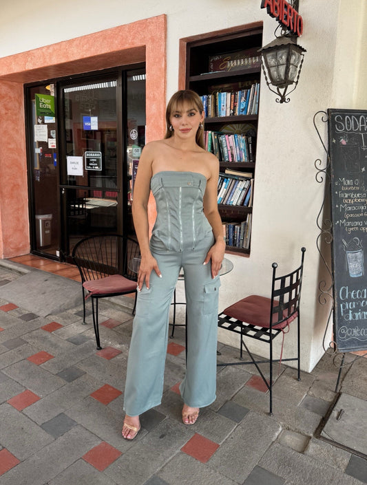 Melanie Jumpsuit Sage