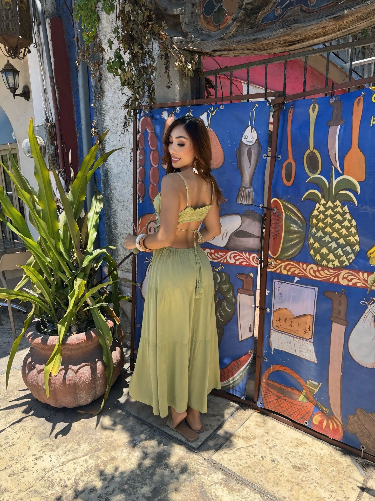 Analy Dress Verde (RESTOCK)