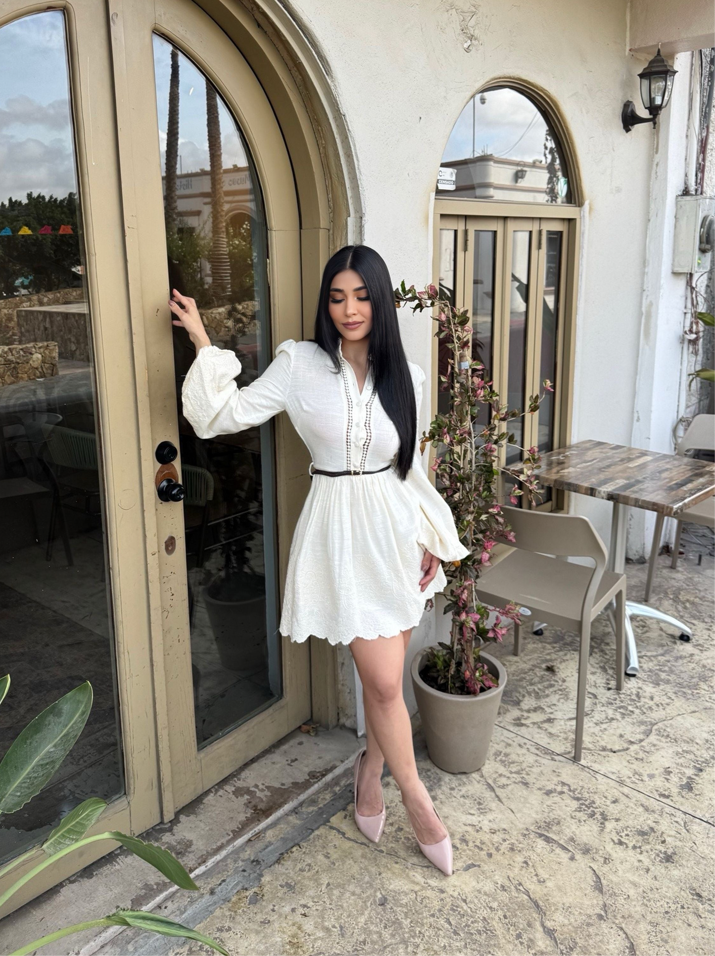 Jaqueline Dress Beige