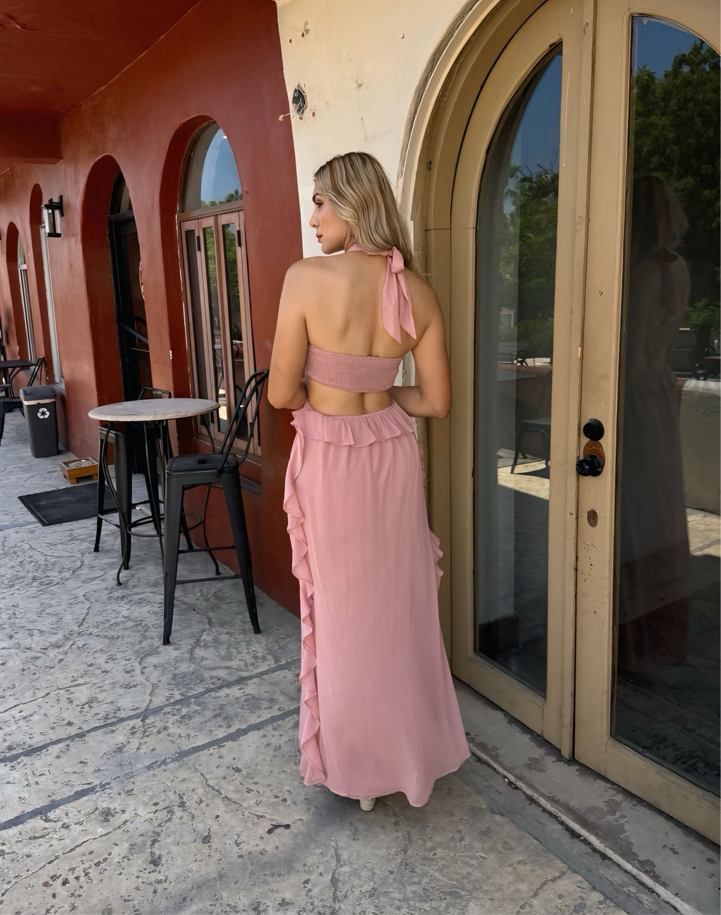 Rashel Dress Rosa