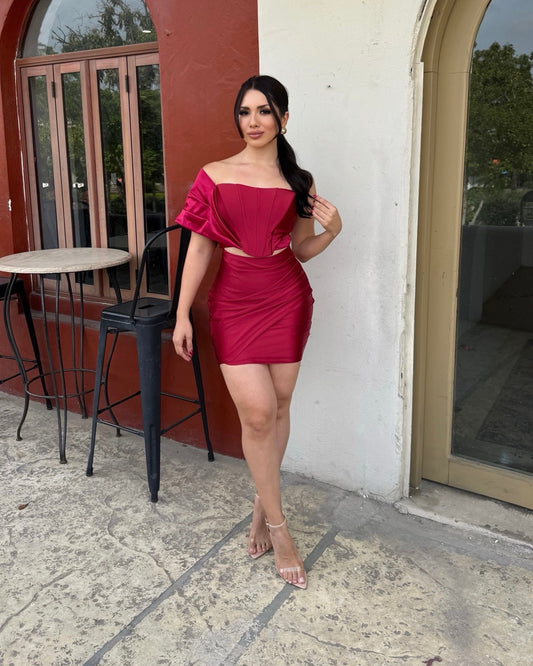Regina Dress Tinto