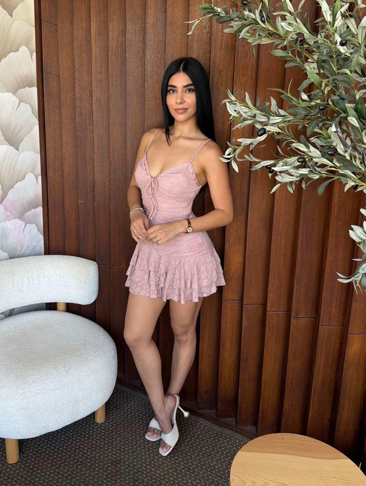Belinda Dress Rosa