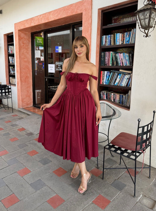 Renata Dress Tinto