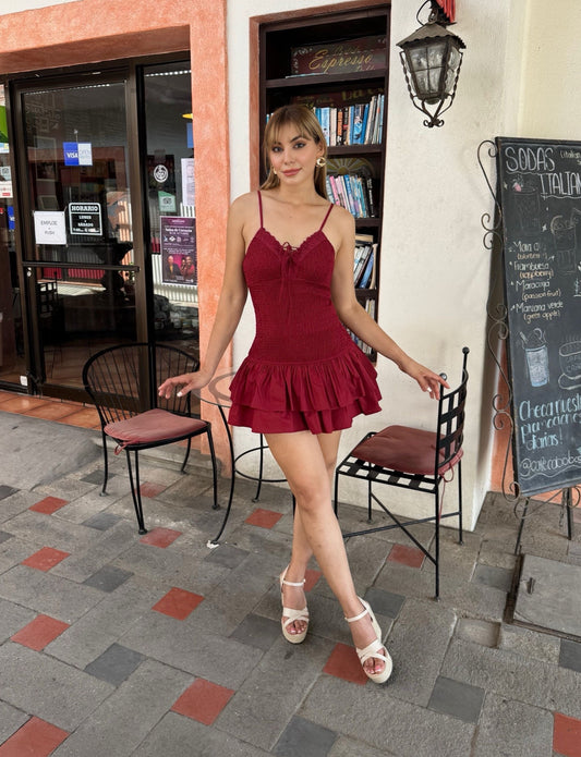 Ximena Dress Tinto